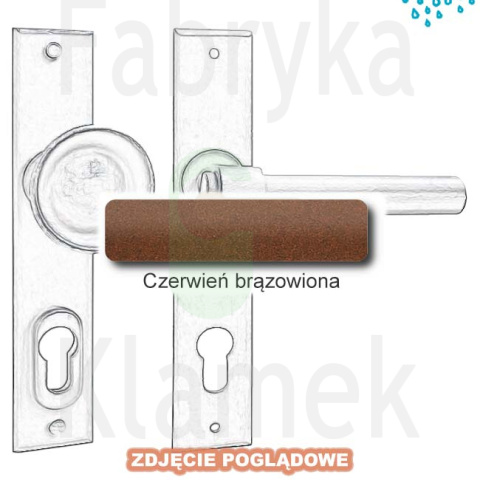 Klamk-gałka zewnętrzna Milano 4362 A/B z zabezpieczeniem Hardox® Klamk-gałka zewnętrzna Milano 4362 A/B z zabezpieczeniem Hardox®