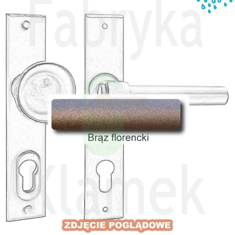 Klamk-gałka zewnętrzna Milano 4362 A/B z zabezpieczeniem Hardox® Klamk-gałka zewnętrzna Milano 4362 A/B z zabezpieczeniem Hardox®