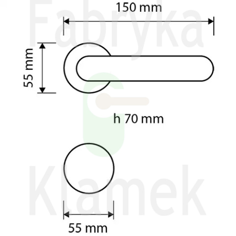 Klamka Aisha 112 OF - francuskie złoto