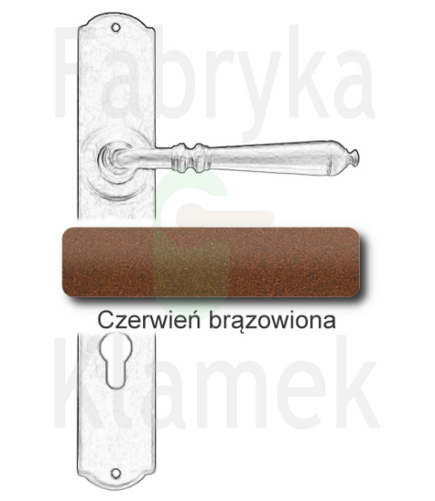 Klamka Mosca 2700 na wkładkę rozstaw 92 mm Klamka Mosca 2700 na wkładkę rozstaw 92 mm