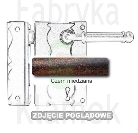 Zamek wierzchni Lisbona 5850/55 mm Dek na klucz zwykły Zamek wierzchni Lisbona 5850/55 mm Dek na klucz zwykły