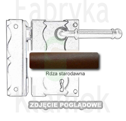 Zamek wierzchni Lisbona 5850/55 mm Dek na klucz zwykły Zamek wierzchni Lisbona 5850/55 mm Dek na klucz zwykły