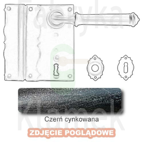 Zamek wierzchni Tallin 5850/45 mm Dek na klucz zwykły Zamek wierzchni Tallin 5850/45 mm Dek na klucz zwykły