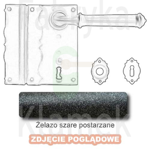 Zamek wierzchni Tallin 5850/45 mm Dek na klucz zwykły Zamek wierzchni Tallin 5850/45 mm Dek na klucz zwykły