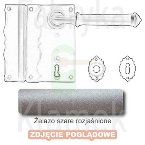 Zamek wierzchni Tallin 5850/45 mm Dek na klucz zwykły Zamek wierzchni Tallin 5850/45 mm Dek na klucz zwykły