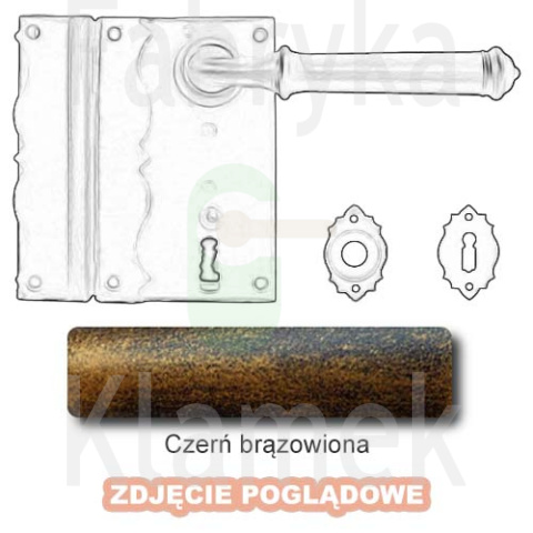 Zamek wierzchni Tallin 5850/45 mm Dek na klucz zwykły Zamek wierzchni Tallin 5850/45 mm Dek na klucz zwykły