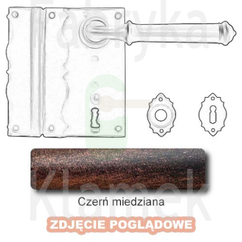 Zamek wierzchni Tallin 5850/45 mm Dek na klucz zwykły Zamek wierzchni Tallin 5850/45 mm Dek na klucz zwykły