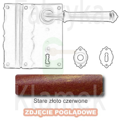 Zamek wierzchni Tallin 5850/45 mm Dek na klucz zwykły Zamek wierzchni Tallin 5850/45 mm Dek na klucz zwykły