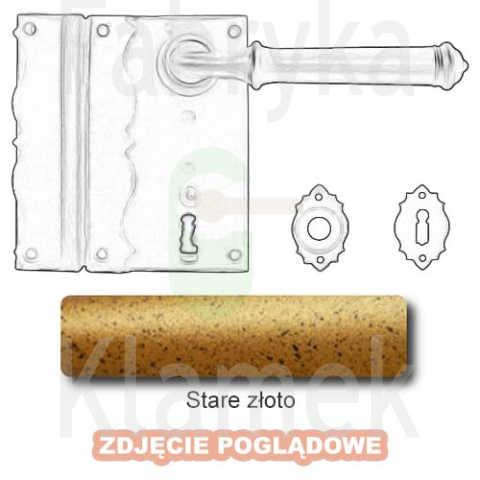Zamek wierzchni Tallin 5850/45 mm Dek na klucz zwykły Zamek wierzchni Tallin 5850/45 mm Dek na klucz zwykły