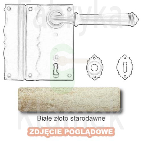 Zamek wierzchni Tallin 5850/45 mm Dek na klucz zwykły Zamek wierzchni Tallin 5850/45 mm Dek na klucz zwykły
