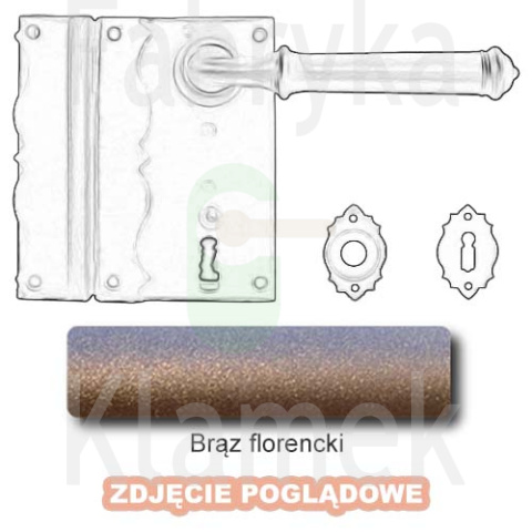 Zamek wierzchni Tallin 5850/45 mm Dek na klucz zwykły Zamek wierzchni Tallin 5850/45 mm Dek na klucz zwykły