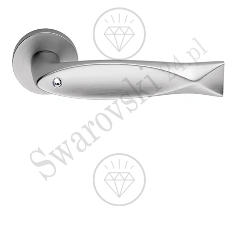 Klamka Fish Crystal 023 CS - chromowana matowa