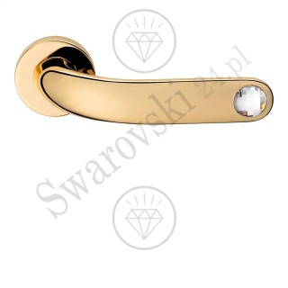 Klamka Point Crystal 023 OZ - pozłacana