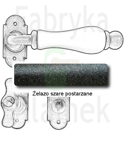 żelazo szare postarzane żelazo szare postarzane