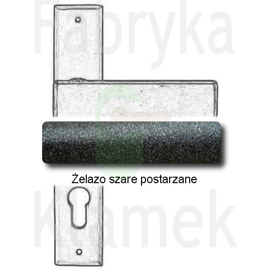 Klamka Stockholm 1820 na wkładkę rozstaw 92 mm Klamka Stockholm 1820 na wkładkę rozstaw 92 mm