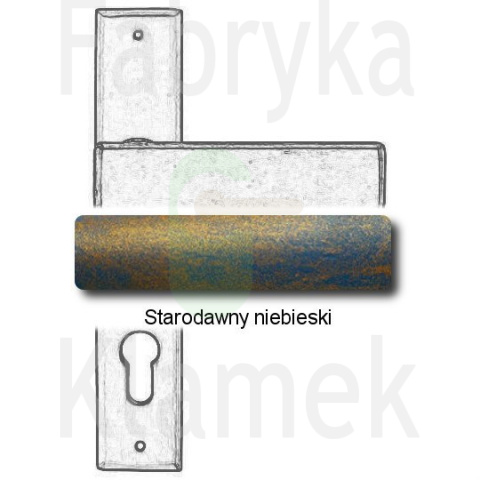 Klamka Stockholm 1820 na wkładkę rozstaw 92 mm Klamka Stockholm 1820 na wkładkę rozstaw 92 mm