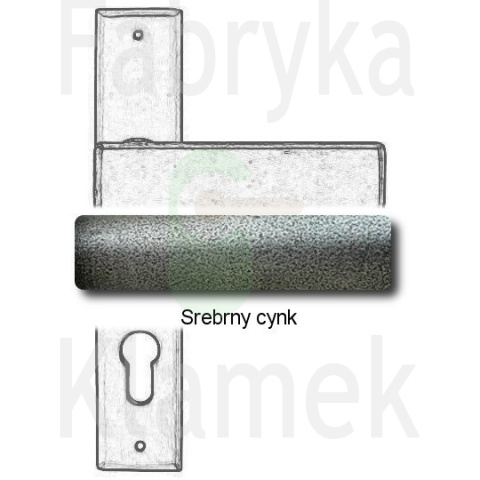 Klamka Stockholm 1820 na wkładkę rozstaw 92 mm Klamka Stockholm 1820 na wkładkę rozstaw 92 mm