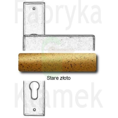 Klamka Stockholm 1820 na wkładkę rozstaw 92 mm Klamka Stockholm 1820 na wkładkę rozstaw 92 mm