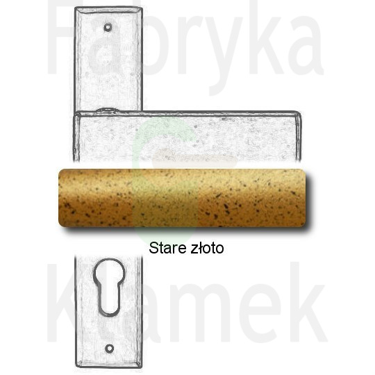 Klamka Stockholm 1820 na wkładkę rozstaw 72 mm Klamka Stockholm 1820 na wkładkę rozstaw 72 mm