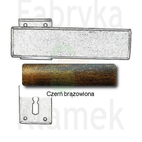 Klamka Stockholm 1821 z rozetą na wkładkę Klamka Stockholm 1821 z rozetą na wkładkę