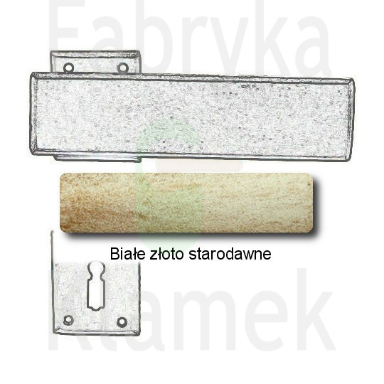 Klamka Stockholm 1821 z rozetą na wkładkę Klamka Stockholm 1821 z rozetą na wkładkę