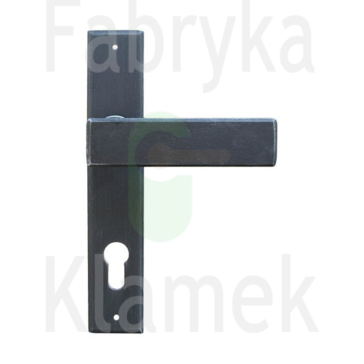 Klamka Stockholm 1820 na wkładkę rozstaw 90 mm, kolor czerń starodawna Klamka Stockholm 1820 na wkładkę rozstaw 90 mm, kolor czerń starodawna