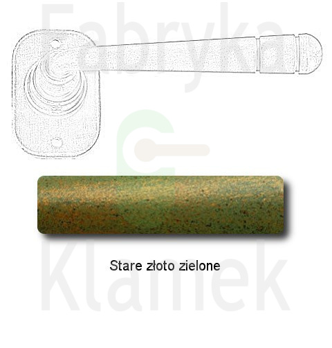 Klamka Berna 2110 bez dolnej rozety Klamka Berna 2110 bez dolnej rozety