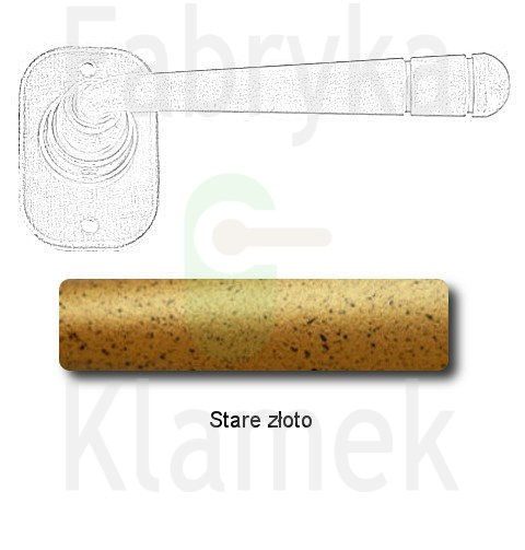 Klamka Berna 2110 bez dolnej rozety Klamka Berna 2110 bez dolnej rozety