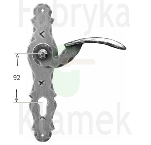 Gennarina 1093 na wkładkę rozstaw 92 mm Gennarina 1093 na wkładkę rozstaw 92 mm