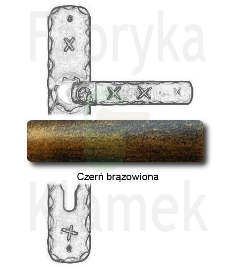 Klamka Jarboj 1091 na wkladkę rozstaw 92 mm Klamka Jarboj 1091 na wkladkę rozstaw 92 mm