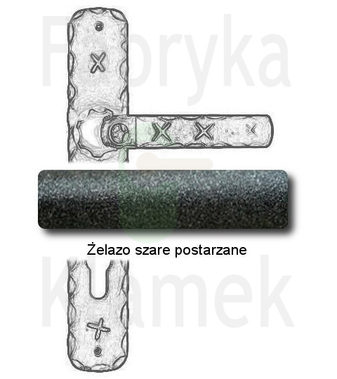 Klamka Jarboj 1091 na wkladkę rozstaw 92 mm Klamka Jarboj 1091 na wkladkę rozstaw 92 mm