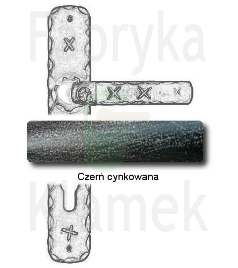 Klamka Jarboj 1091 na wkladkę rozstaw 92 mm Klamka Jarboj 1091 na wkladkę rozstaw 92 mm