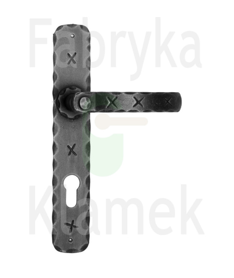 Klamka Jarboj 1091 na wkladkę kolor czerń starodawna Klamka Jarboj 1091 na wkladkę kolor czerń starodawna