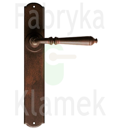 Klamka Mosca 2700 bez otworu, kolor rdza starodawna Klamka Mosca 2700 bez otworu, kolor rdza starodawna