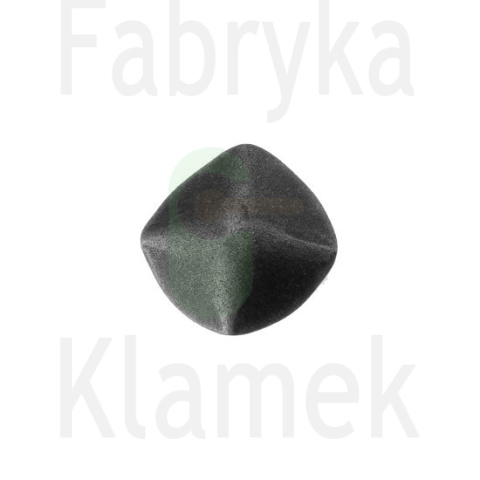 Gwóźdź ozdobny 17x17 mm, kolor czerń starodawna Gwóźdź ozdobny 17x17 mm, kolor czerń starodawna