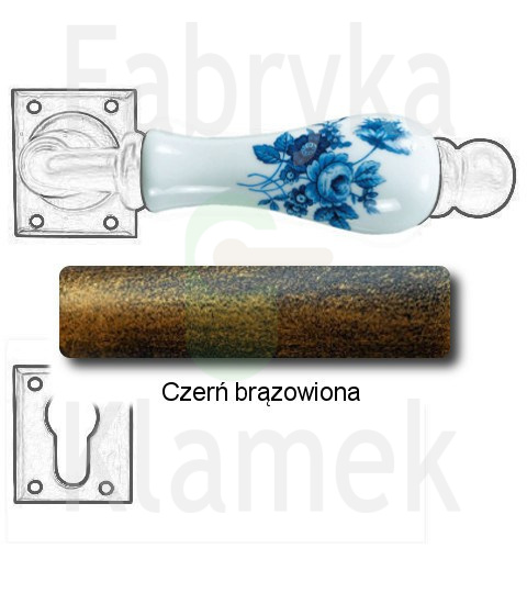 czerń brązowiona czerń brązowiona
