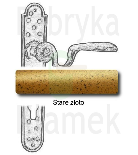 Klamka Ludana 11 na wkładkę rozstaw 92 mm Klamka Ludana 11 na wkładkę rozstaw 92 mm