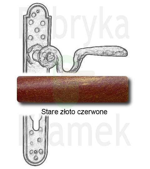 Klamka Ludana 11 na wkładkę rozstaw 92 mm Klamka Ludana 11 na wkładkę rozstaw 92 mm