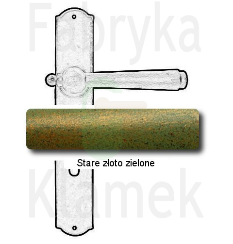 Klamka Monaco 2900 na klucz rozstaw 90 mm Klamka Monaco 2900 na klucz rozstaw 90 mm