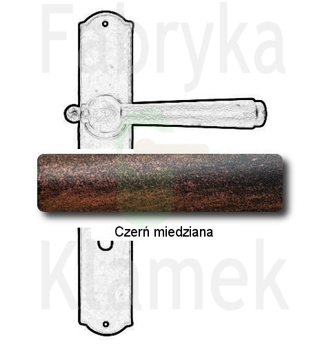 Klamka Monaco 2900 na wkładkę rozstaw 92 mm Klamka Monaco 2900 na wkładkę rozstaw 92 mm