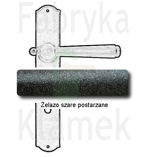 Klamka Monaco 2900 na wkładkę rozstaw 92 mm Klamka Monaco 2900 na wkładkę rozstaw 92 mm