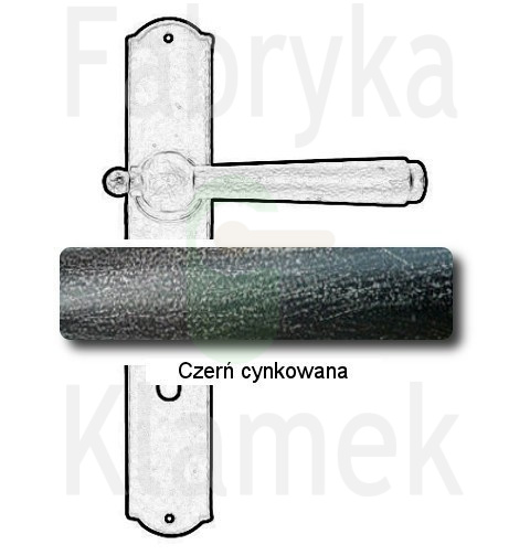 Klamka Monaco 2900 na wkładkę rozstaw 92 mm Klamka Monaco 2900 na wkładkę rozstaw 92 mm