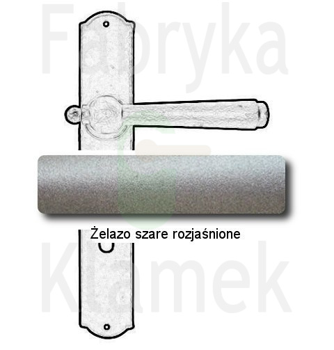 Klamka Monaco 2900 na wkładkę rozstaw 92 mm Klamka Monaco 2900 na wkładkę rozstaw 92 mm