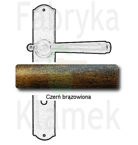 Klamka Monaco 2900 na wkładkę rozstaw 92 mm Klamka Monaco 2900 na wkładkę rozstaw 92 mm