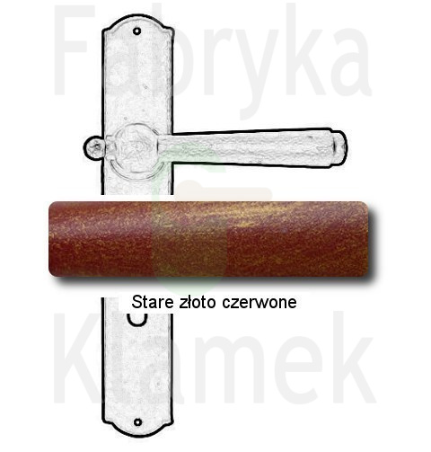 Klamka Monaco 2900 na wkładkę rozstaw 92 mm Klamka Monaco 2900 na wkładkę rozstaw 92 mm