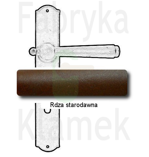 Klamka Monaco 2900 na wkładkę rozstaw 92 mm Klamka Monaco 2900 na wkładkę rozstaw 92 mm