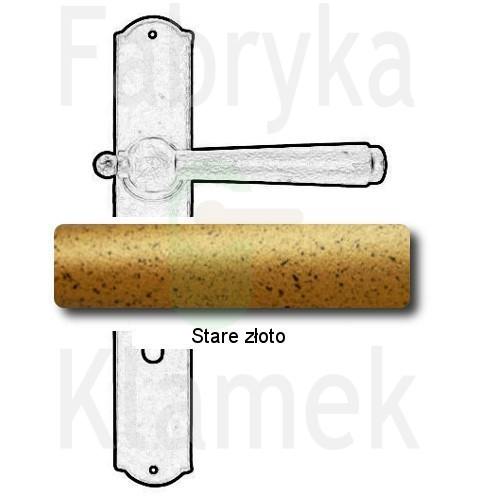 Klamka Monaco 2900 na wkładkę rozstaw 92 mm Klamka Monaco 2900 na wkładkę rozstaw 92 mm