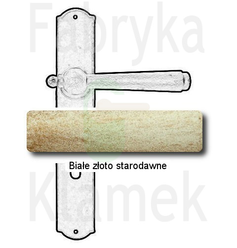 Klamka Monaco 2900 na wkładkę rozstaw 92 mm Klamka Monaco 2900 na wkładkę rozstaw 92 mm