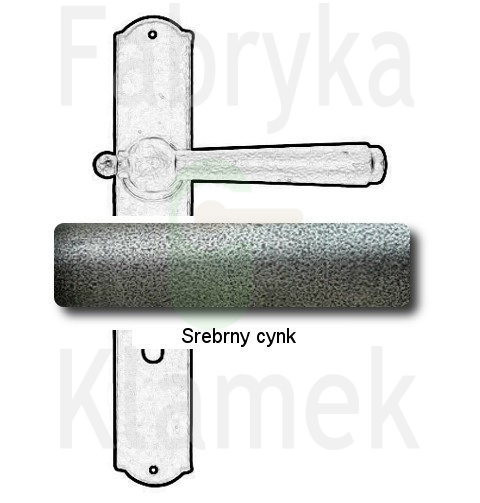 Klamka Monaco 2900 na wkładkę rozstaw 92 mm Klamka Monaco 2900 na wkładkę rozstaw 92 mm