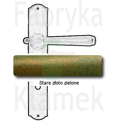 Klamka Monaco 2900 na wkładkę rozstaw 92 mm Klamka Monaco 2900 na wkładkę rozstaw 92 mm